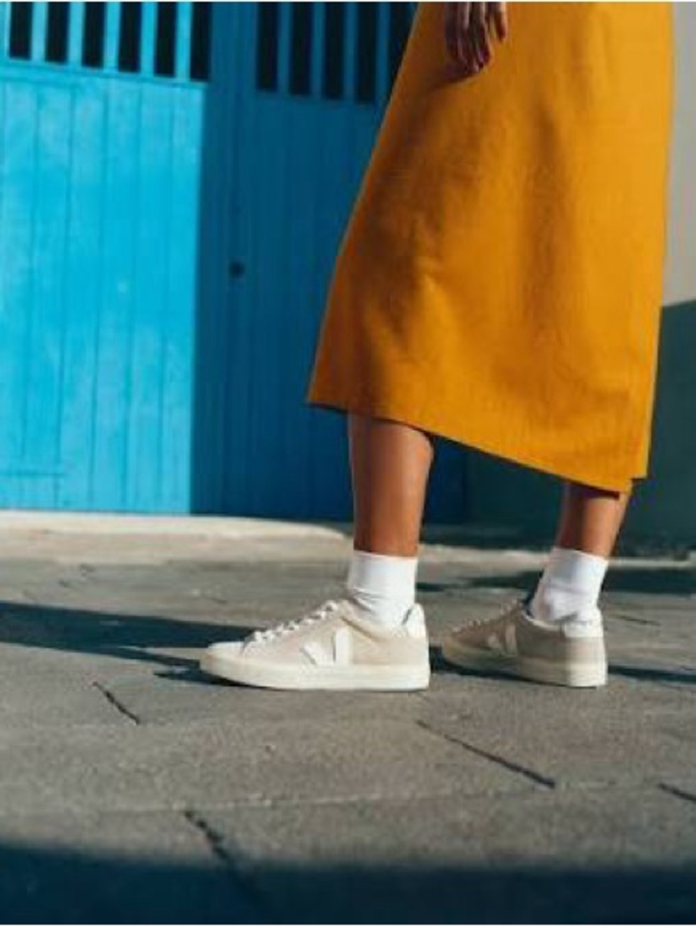 Veja Women’s Campo Suede Low-Top Natural White Sneakers 8 - Picture 10 of 10